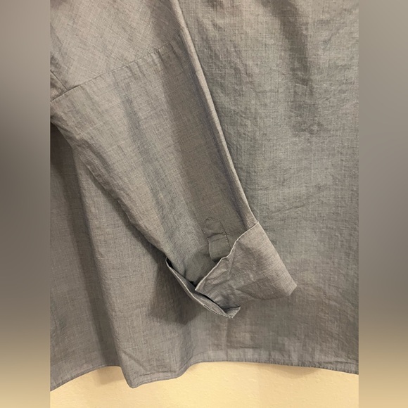 Aritzia Babaton off -one shoulder chambray top - Picture 4 of 12